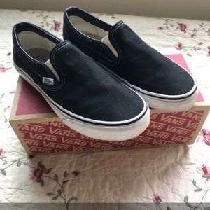 Black Slip on Vans